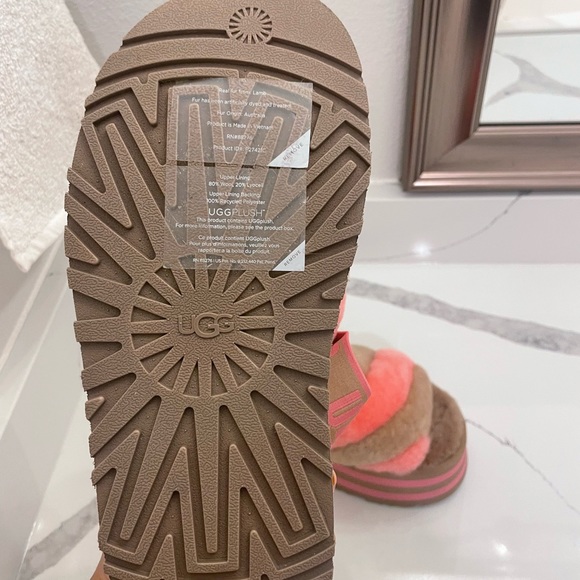 Disco Slide Stripe Womens Uggs - Picture 3 of 4